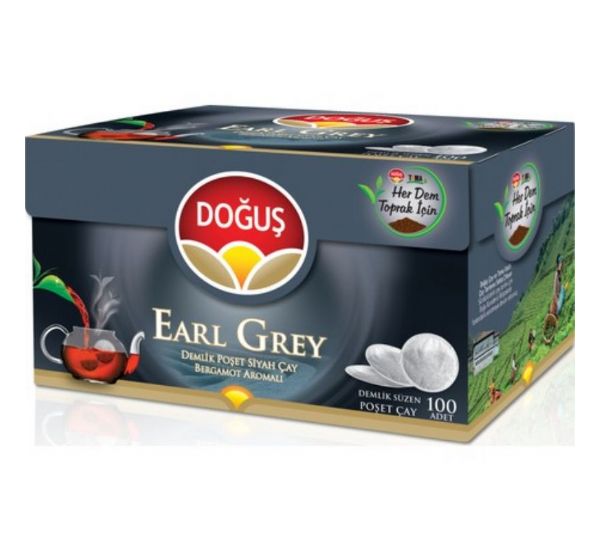 Doğuş Demlik Poşet Çay Earl Grey 100 lü